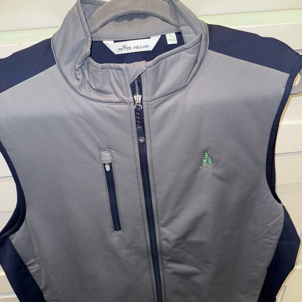 Peter Millar Two-Tone Gray and Blue Vest